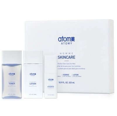 ATOMY Homme Skin care Set Toner + Essence + Lotion Hydration K-Beauty  (I3)