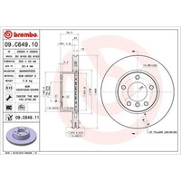 Brembo 2X Bremsscheibe Vorne Ø300 Mm InnenbelüFtet FüR BMW 3Er Touring E91 320D