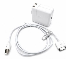 FireWire Cable and Wall Adapter A1070 for Apple iPod Classic OEM 30-Pin Charger