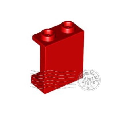 2x LEGO 87552 Panel 1x2x2 Red | 4570470, aka 4864 4530737 4269412