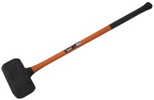 4.5kg Dead Blow Hammer Rubber Head 780mm Long Handle Garage Workshop