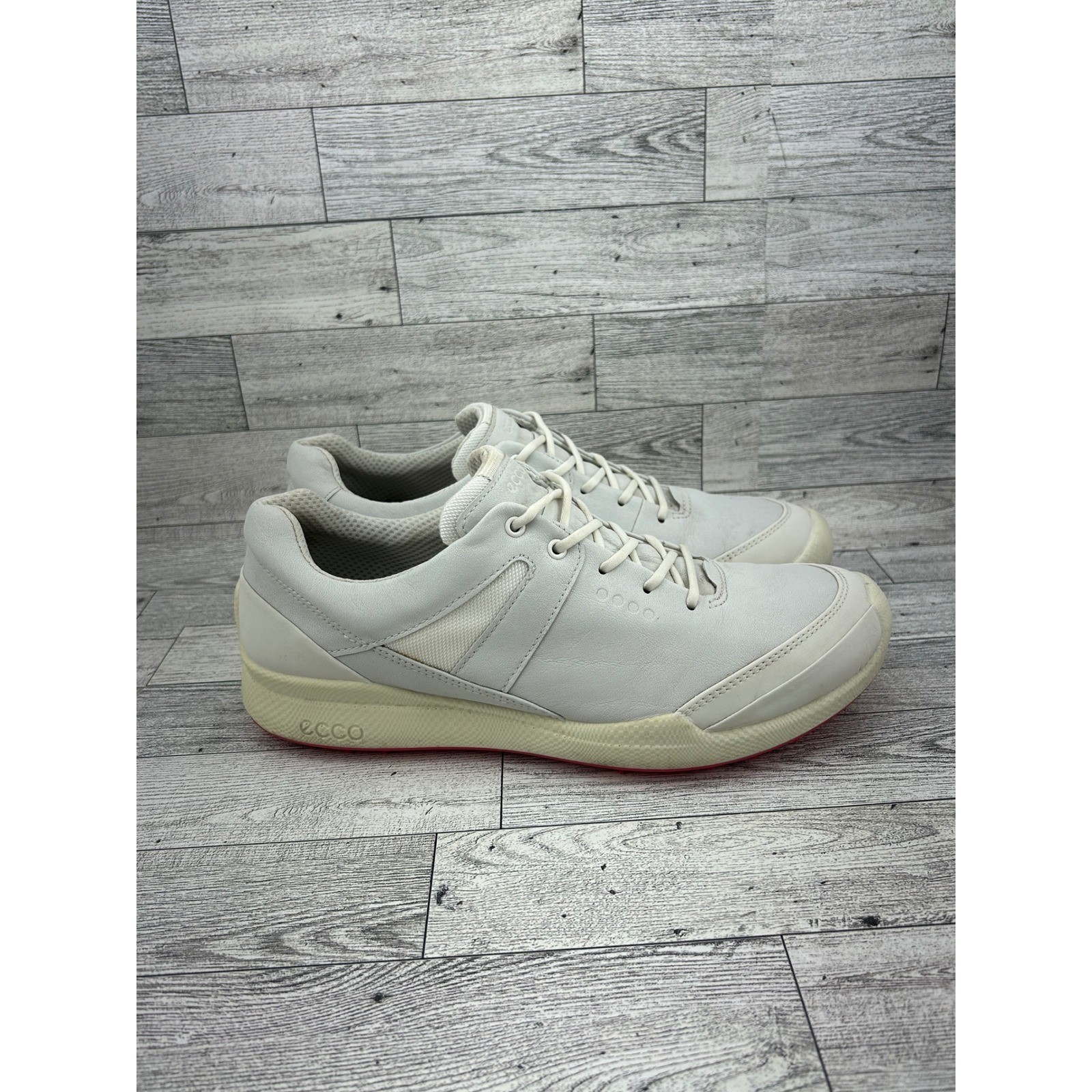 Ecco Golf S-Three White Leather Spikeless Shoes Women Sz 9-9.5 10058350874 image 9
