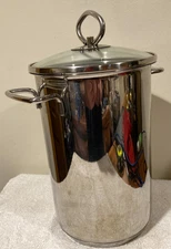 Schulte-Ufer Profi-Star 9"  Asparagus steamer  Stainles Steel w lid - Free Ship
