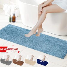 Non Slip Bath Mats Small Large Bathroom Rugs Thick Shaggy Runner Bath Floor Mat