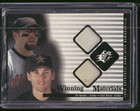 JEFF BAGWELL / CRAIG BIGGIO 2000 UD SPx Winning Materials Dual Game-Used Relic