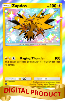zapdos shiny pokemon card - Team Rocket's 070/182 - Destined Rivals - Reverse Foil Lightning Lightning Pokemon Pocket TCG Trading Card