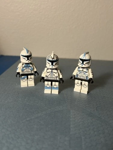 Lego Star Wars Redmill Customs Clone Trooper 501st Jesse, Kix, Hardcase Lot