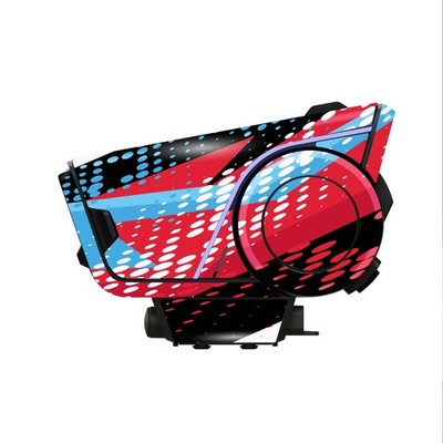 For Sena 60S Device Protection Decal Sticker 1pc L13 Abstract Red Blue