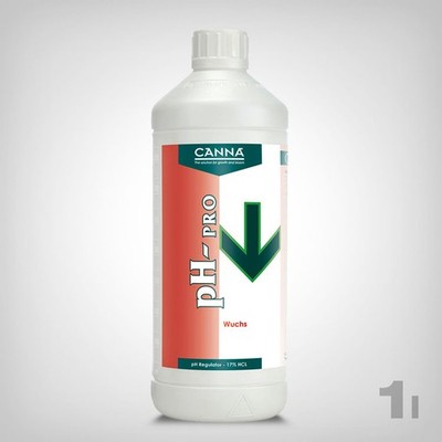 Canna pH Down Grow 17% 1L - pH-Senker Wachstumsphase, Hydroponik Profi