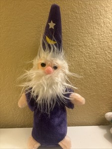 Vtg 1980s 16.5" Wizard Plush Doll Purple  A-1 Novelty Dungeons Dragons (a81