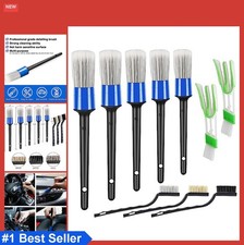 Car Detailing Brush Kit 10 Piece Interior Cleaning Set Soft Bristle For Auto