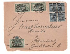 1922 Memel Cover Front to Hamburg Germany