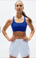 Athleta Interval sports bra- medium AC- varsity- nwt