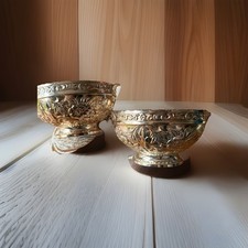 Set of 2 Silver Plated Bon Bon Dishes Some Tarnishing See Photos for Condition