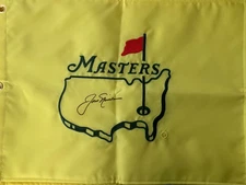 Jack Nicklaus Signed Autographed Signed Masters Flag  6X winner COA