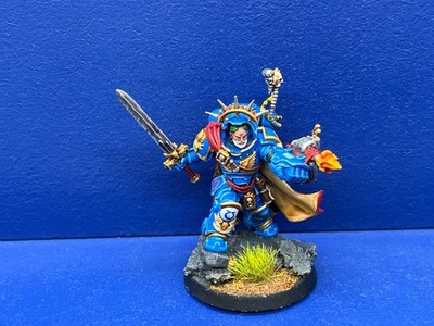 Primaris Captain in Gravis Armour der Ultramarines GUT BEMALT