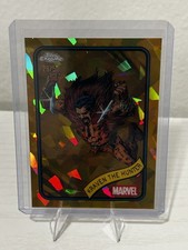 2025 Topps Chrome Sapphire Marvel #18 Kraven the Hunter Gold Sapphire /50 Comics