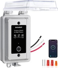 Outdoor WiFi Smart Timer Switch 20A Heavy Dut...