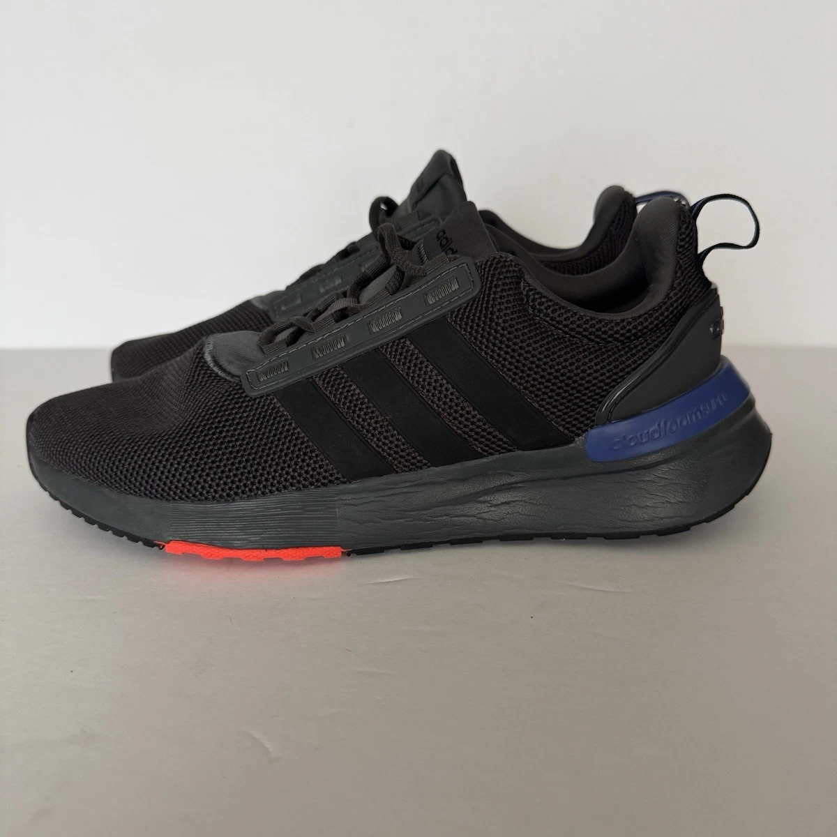 adidas Cloudfoam Super Racer TR GZ8185 Black Blue Mesh Running Shoes Men\'s 12 Adidas Racer TR 21 Men main image 2
