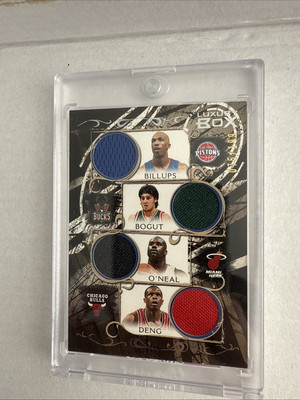 2006 Topps Luxury Box #LBQR-17 Billups Bogut Shaquille O'Neal Deng Relics #/199