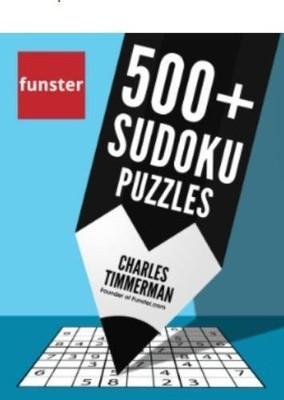 Funster 500+ Sudoku Puzzles: Easy, Medium, Hard Sudoku Puzzle Bo