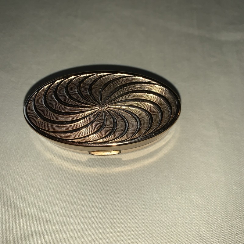 Max Factor Oval Gold Lipstick Compact