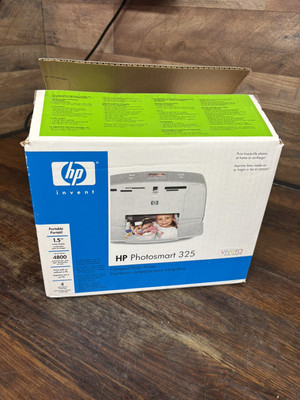 HP Photosmart 325 Compact Photo Printer NEW OPEN BOX