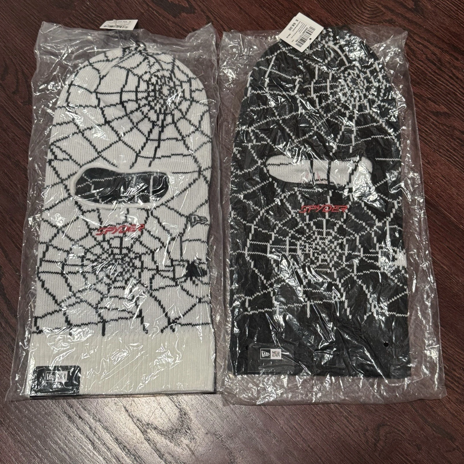 Supreme Spyder New Era Balaclava Color Set Black & White