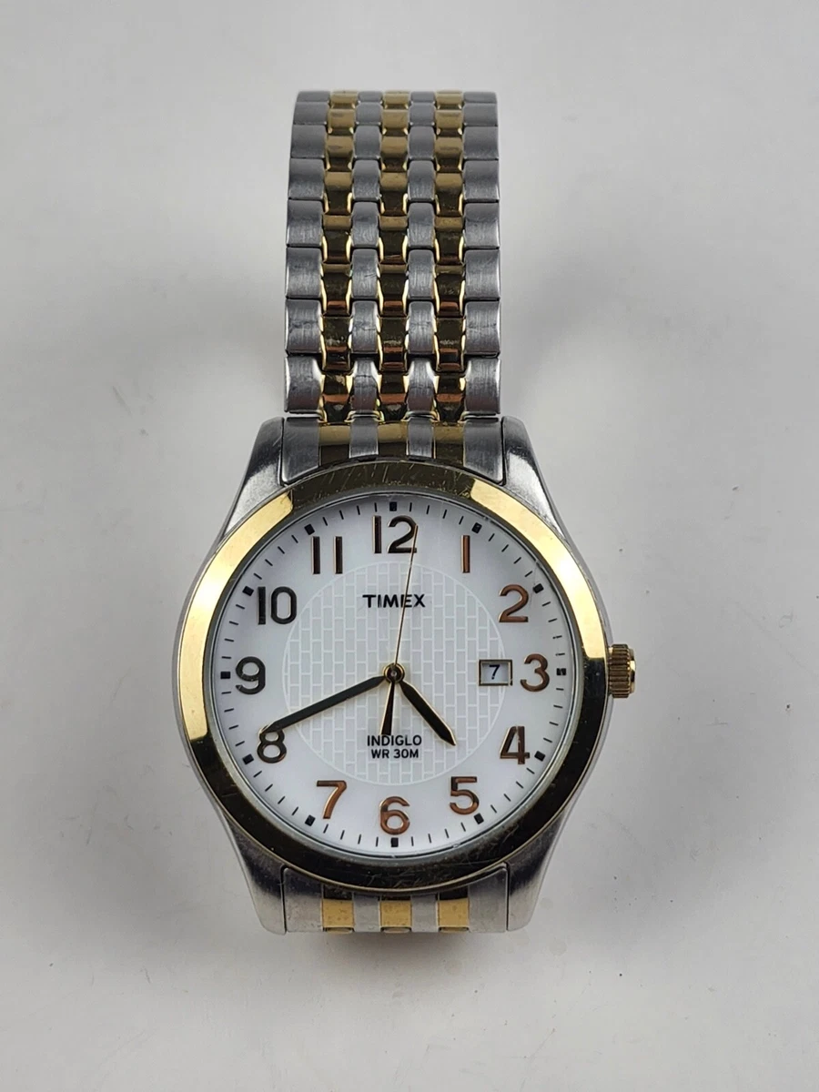 Men's timex watch clearance with stretch band