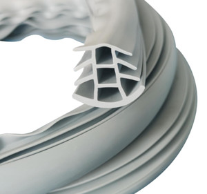 Flexible EPDM Rubber Strip (1'' Wide, 50 Ft Long) for Concrete Crack Repair