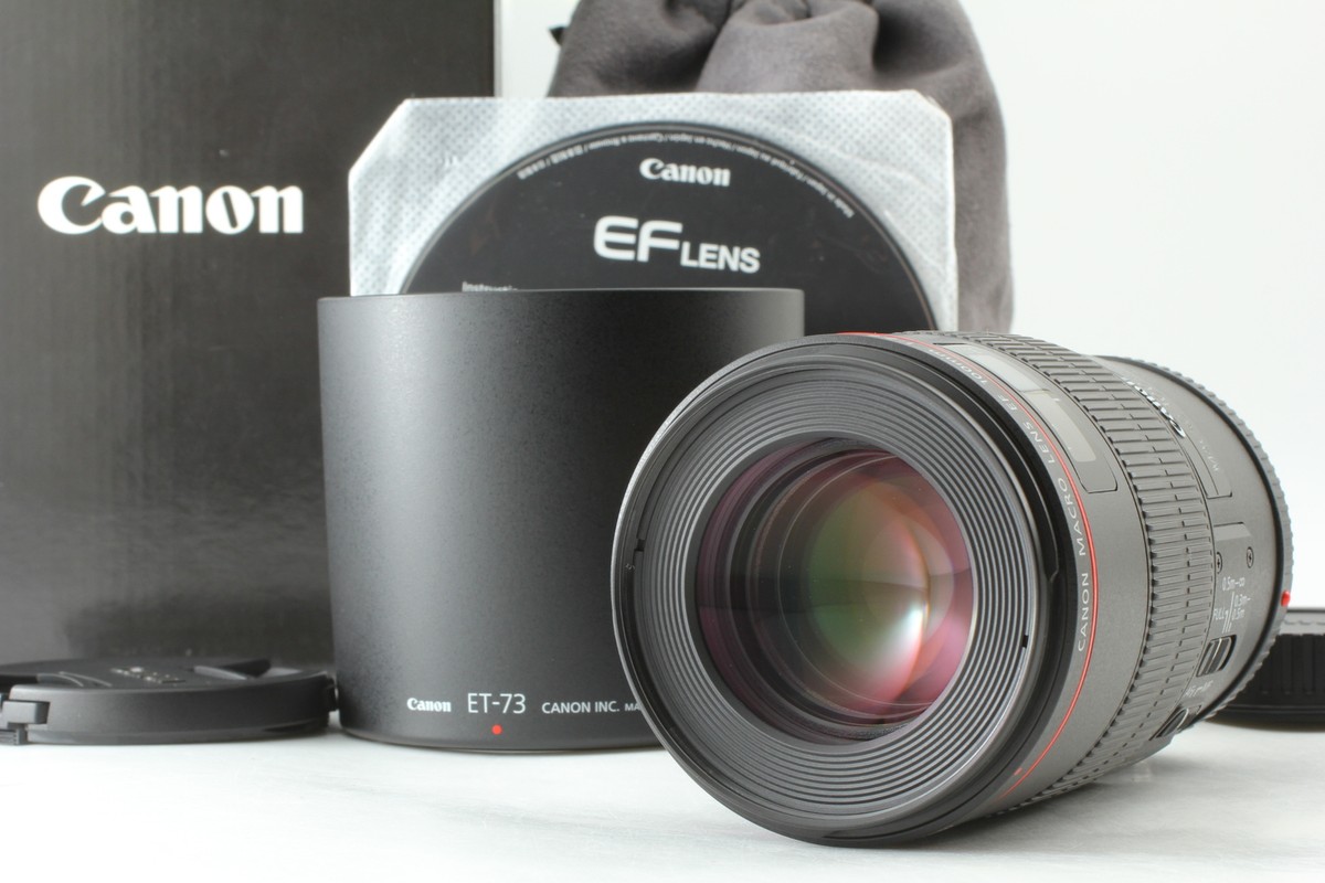 MINT in Box Case] CANON EF 100mm F/2.8 L IS USM MACRO AF LENS From