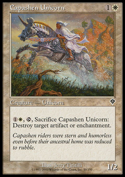 MTG Magic the Gathering Capashen Unicorn (10/356) Invasion LP