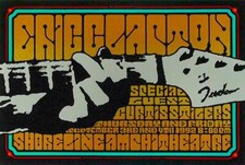 ERIC CLAPTON 1992 SHORELINE AMPHITHEATRE CONCERT POSTER / 1st PRINTING / NMT