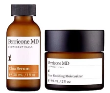 Perricone MD FACE FINISHING MOISTURIZER 2 OZ  Perricone MD CHIA SERUM 1 OZ NEW!