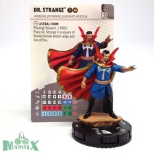 Heroclix Avengers 60th Anniversary set Dr. Strange 032 Rare figure w/card 