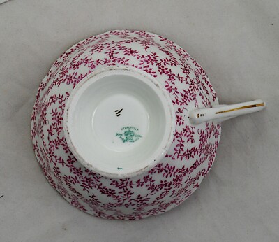 Vintage Coalport Maple Time Pink Leaf Chintz Cup and Saucer | eBay