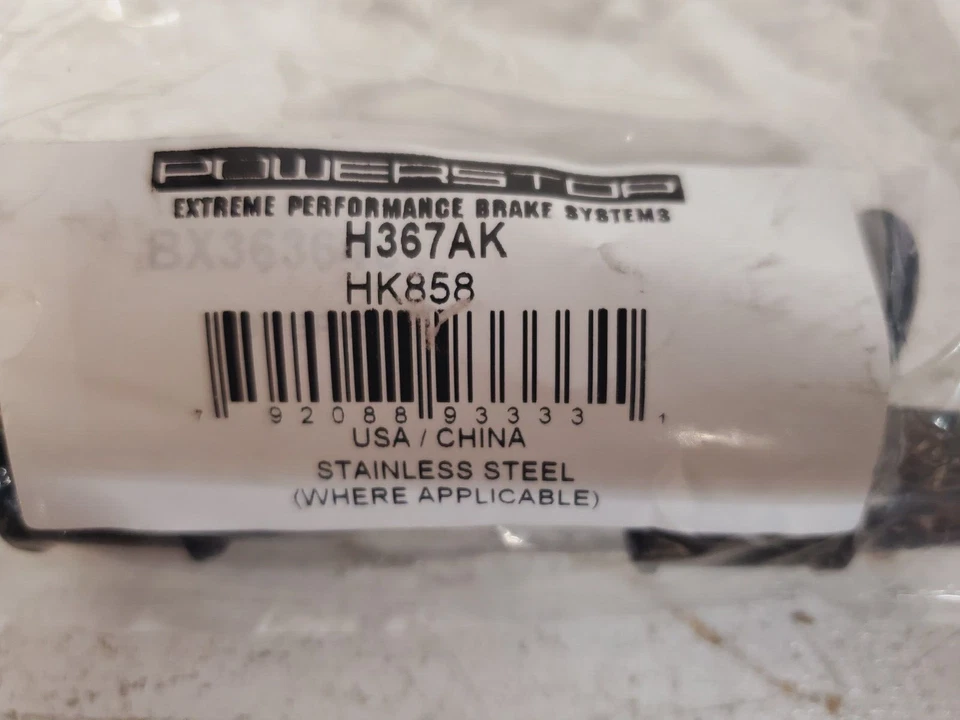2 Qty of Power Stop Brake Rotors BX3636461 H367AK HK858 (2Qty) - Image 2 of 4
