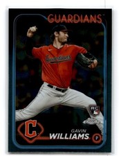 2024 Topps Chrome Gavin Williams Rc 15 Guardians