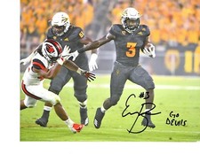 Eno Benjamin signed autographed 8x10 football photo Arizona State Sun Devils d