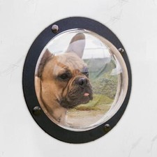 Dog Fence Window Doggie Fence Window Dome for Outside Playground Backyard