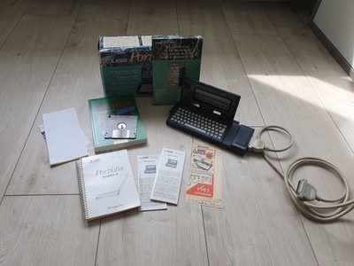 Atari Portfolio OVP Adapter Memory Card Handbuch Parallel Interface PC