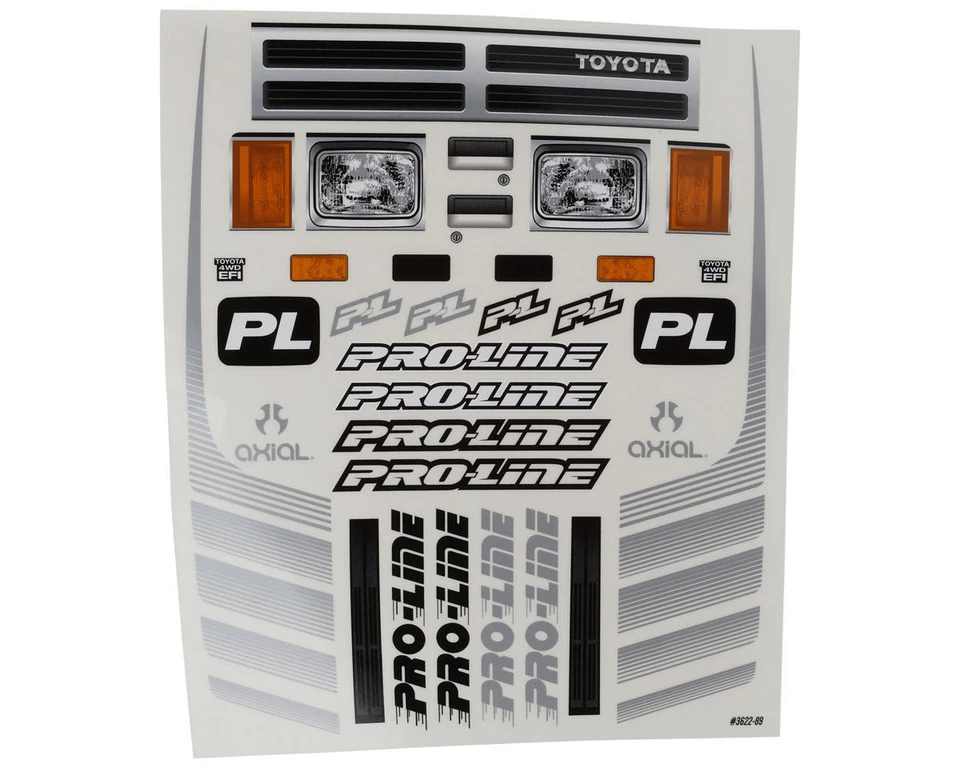 Pro-Line SCX6 1985 Toyota Hilux SR5 1/6 Rock Crawler Body (Clear) (Cab Only) - Image 3 of 4