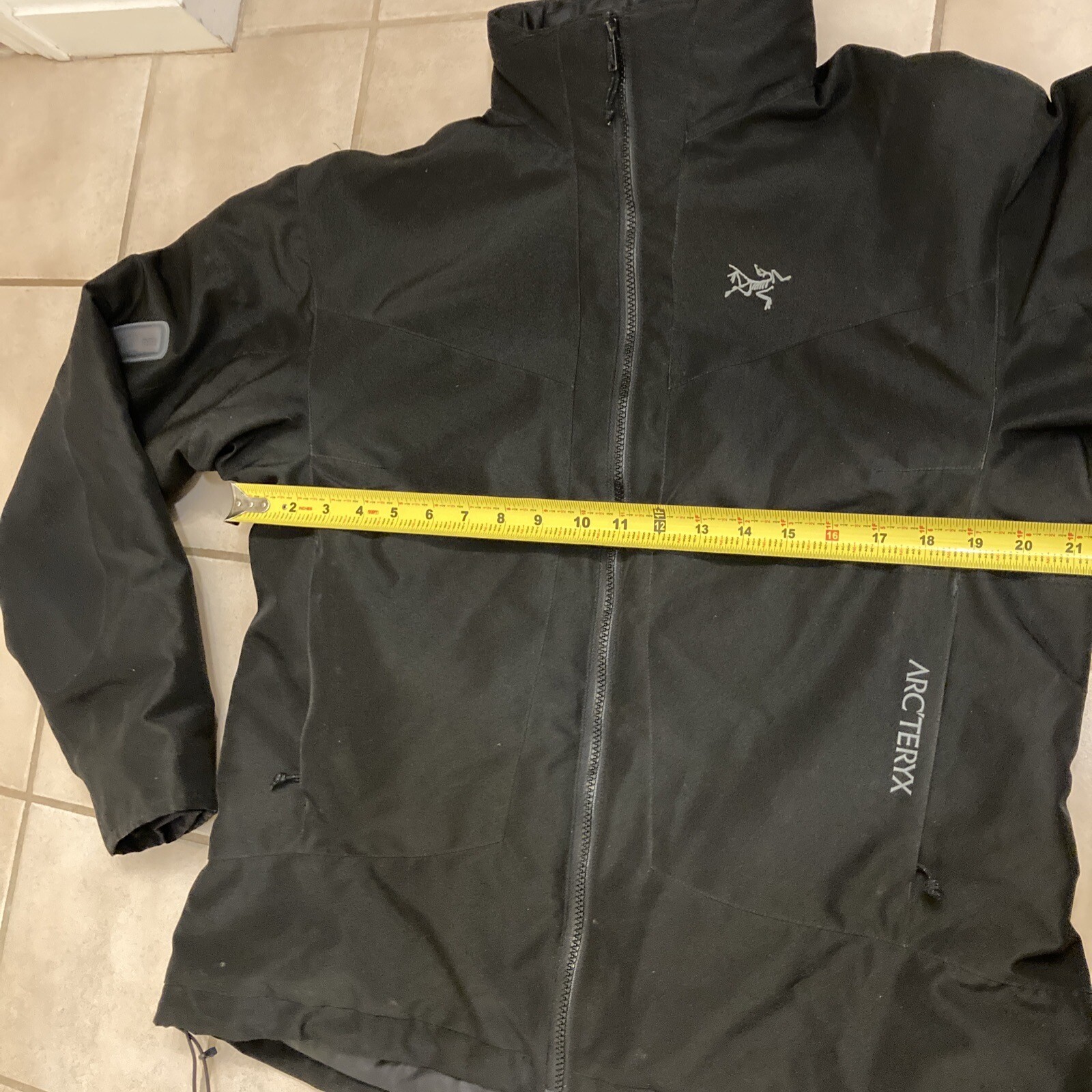 ARC'TERYX Giacca da sci Arcteryx donna Windstopper Recco taglia L nera usata in ottime condizioni full zip impermeabile