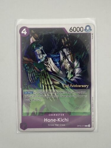 Hone-Kichi - OP05-072 C - 1st Anniversary Stamped Promo - One Piece Card Game - Picture 1 of 2