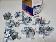 (80) Powers Fasteners Stick-E 55092 90 Degree Right Angle Ceiling Clips