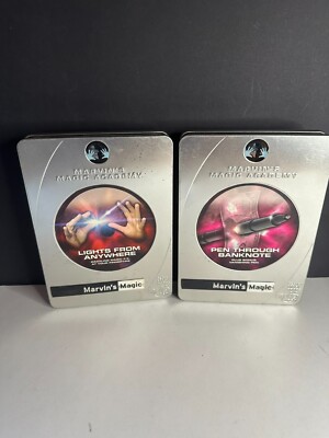 Marvins Magic Academy Zaubertricks Lernen 2er Set DVD Steelbook TOP  OVP  Rar!