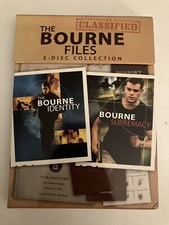 The Bourne Files 3 Disc Collection DVD 2007 3 Disc Set Matt Damon Collector s
