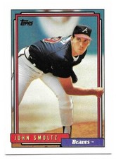 JOHN SMOLTZ 1992 TOPPS CARD FLAWLESS CONDITION
