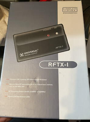 URC RFTX-1 Narrow Band RF transmitter for IP or ZigBee base stations ...