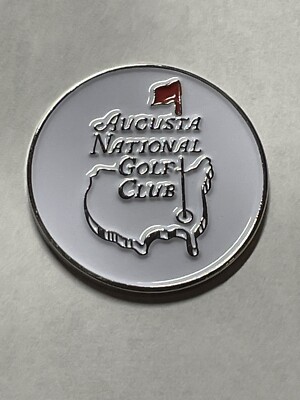 Rare Augusta National Golf Club Members 1'' Coin Golf Style Marker - A Beauty!